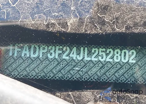 2018 Ford Focus Se from USA, damaged, VIN 1FADP3F24JL252802